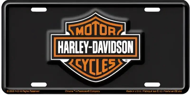 001846 Chroma Decal Harley-Davidson B&S Stamped Metal L c54001846