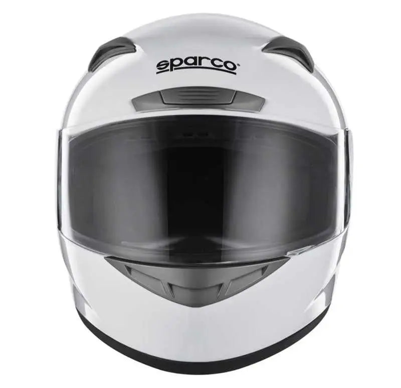 003319DOT5XXL Sparco Helmet Club X1-DOT XXL White spa003319dot5xxl
