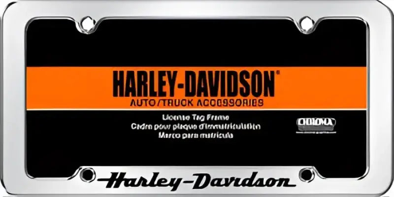 006305 Chroma Decal Harley-Davidson Silver Script Frame c54006305