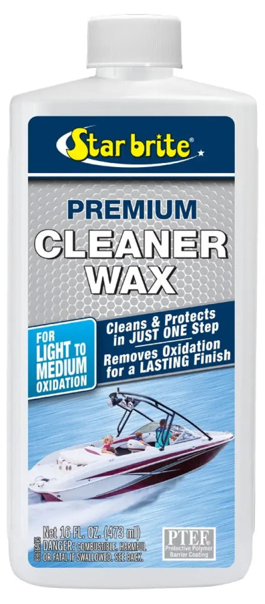 089616P Star Brite Premium Cleaner/Wax 16 Oz. s2r089616p
