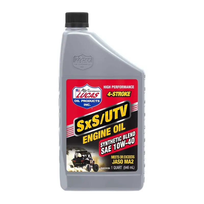 11196 Lucas Sxs Semi Synthetic Engine Oil 10W40 1 Qt wps-58-53401
