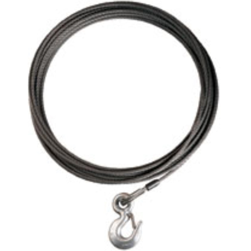 Warn Winch Cable & Hook 7/16 Inch Diameter X 100 Foot Length 20,400 lb Model 23678