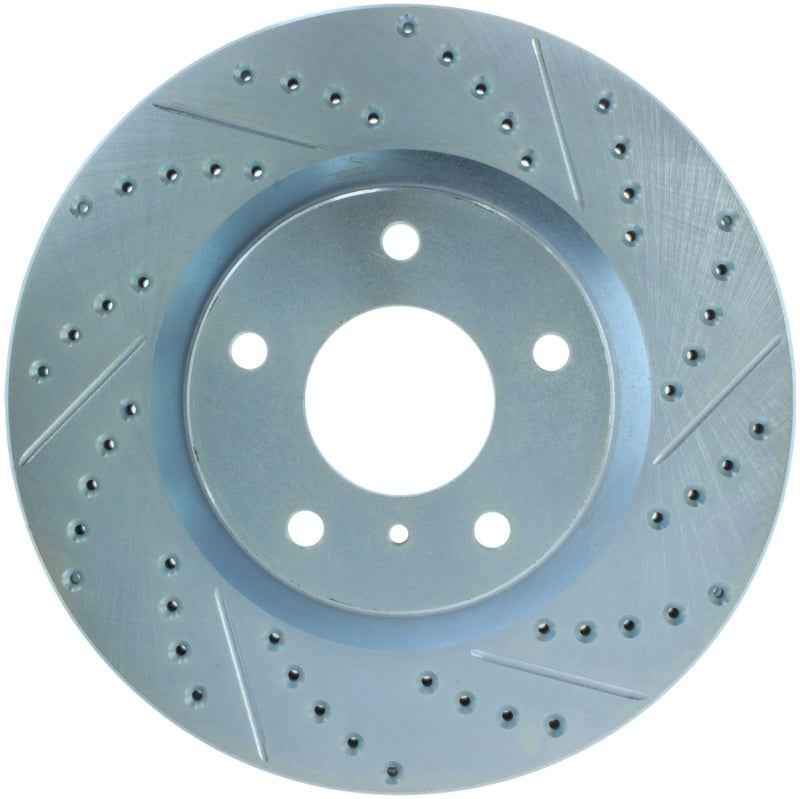 StopTech Select Sport Nissan Slotted and Drilled Left Front Rotor 227.42074L