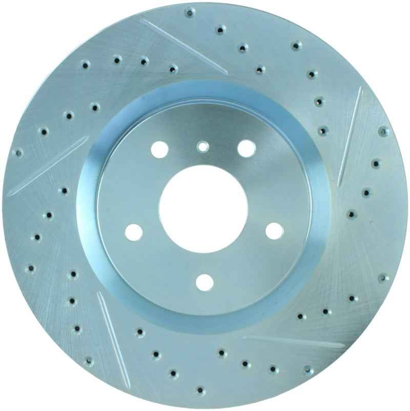 StopTech Select Sport Nissan Slotted and Drilled Left Front Rotor 227.42076L