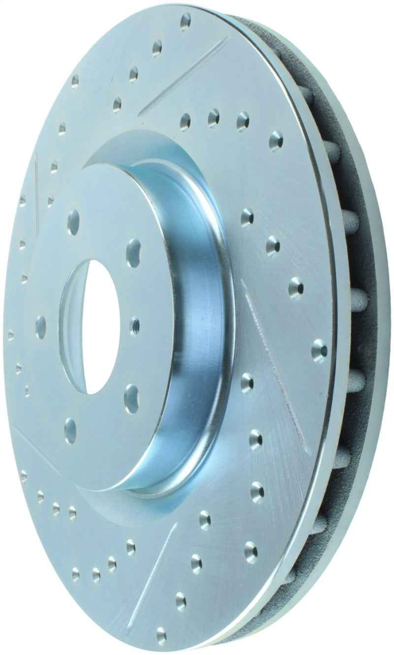 StopTech Select Sport Nissan Slotted and Drilled Right Front Rotor 227.42076R