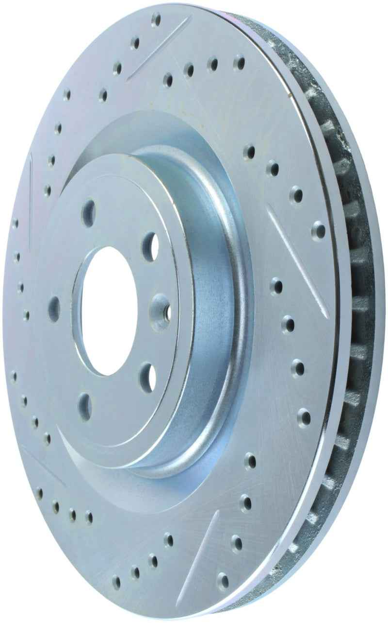 StopTech Select Sport 2011-2014 Ford Mustang Slotted & Drilled Front Right Rotor 227.61098R