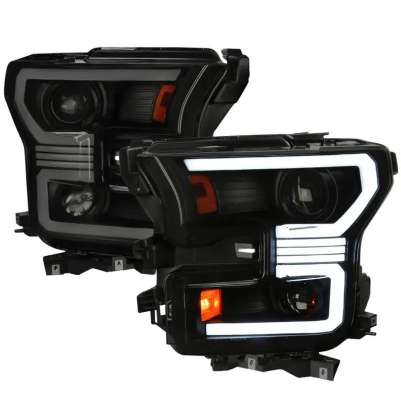 2LHP-F15015SM-SQ-RS Spec-D Tunin Led Projector Headlights With Seque sdt5015smsqrs