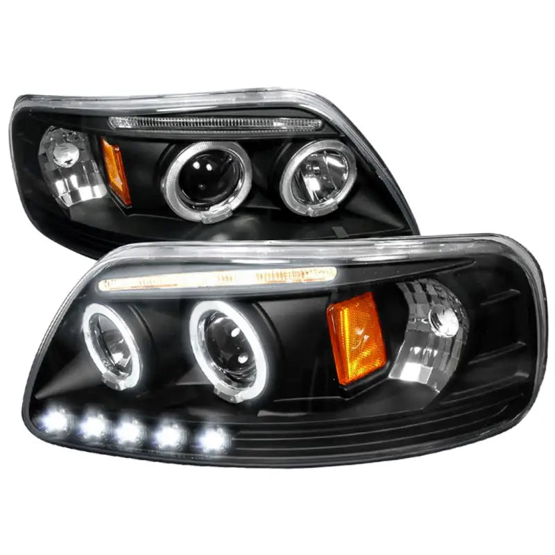 2LHP-F15097JM-TM Spec-D Tunin Halo Led Projector Black sdtf15097jmtm