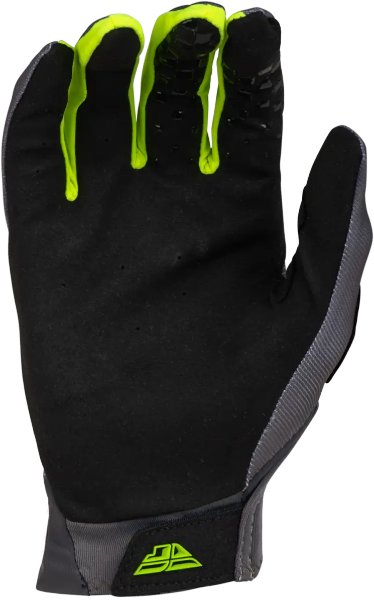 377-042YL Youth Pro Lite Gloves Charcoal/Hi Vis Yl wps-377-042yl