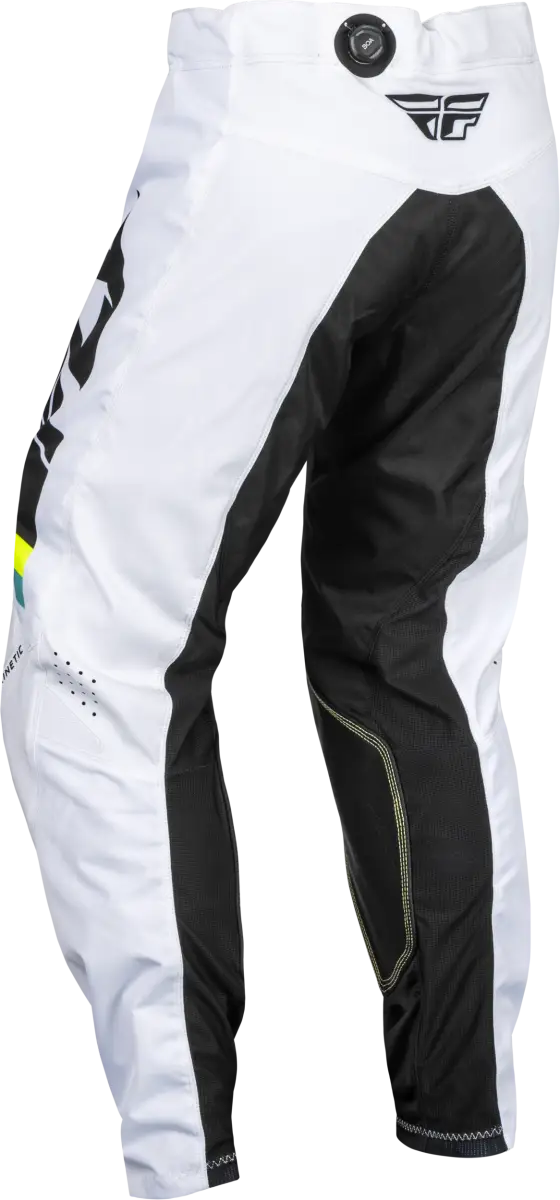 377-43334 Kinetic Prix Pants White/Black/Hi Vis Sz 34 wps-377-43334
