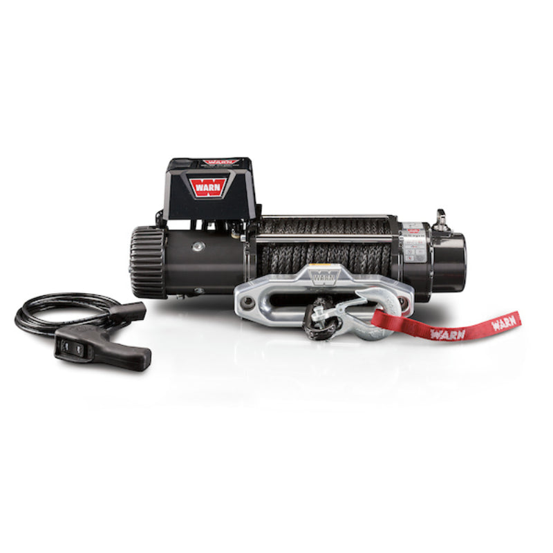 Warn 9.5XP-S Winch, Pull Capacity 9,500 lb, 100 Feet Synthetic Rope Model 87310