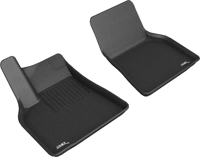 3D MAXpider 2020-2020 Tesla Model Y Kagu 1st Row Floormat - Black acel1tl01711509