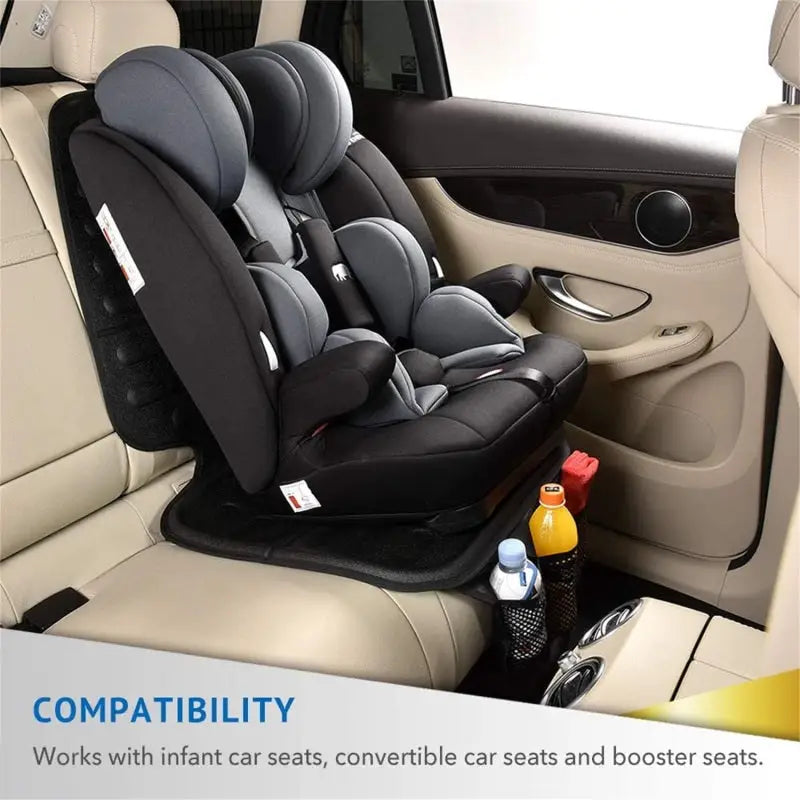 3D MAXpider Universal Black Child Seat Protector With Storage Pouches ace3153l-09