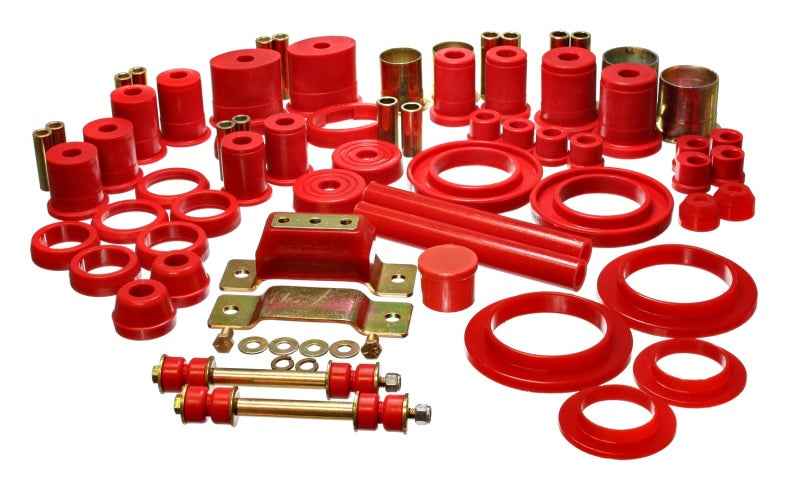 Energy Suspension 94-95 Ford Mustang Red Hyper-flex Master Bushing Set w/ V-8 4.18109R