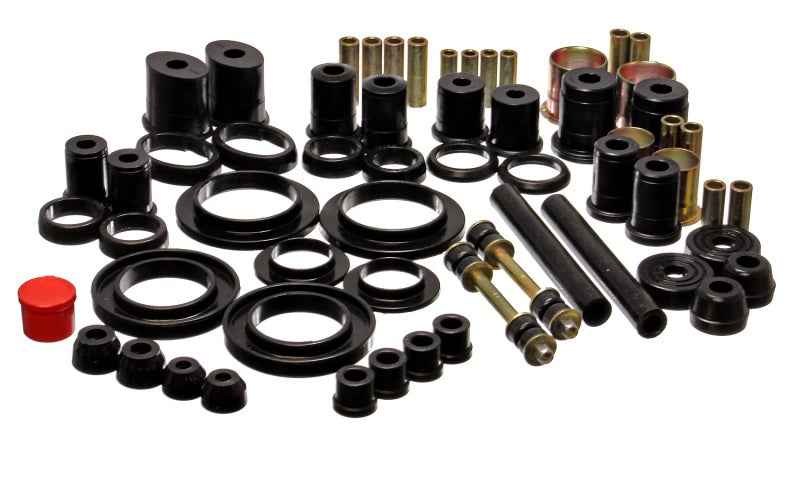 Energy Suspension 99-04 Ford Mustang Black Hyper-flex Master Bushing Set 4.18121G