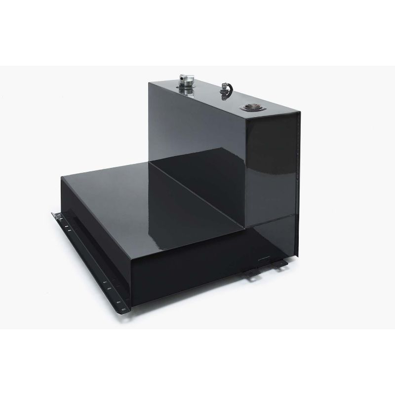 Vector 68 Gallon L-Shaped Transfer Tank Black Steel Model 4463-BLK