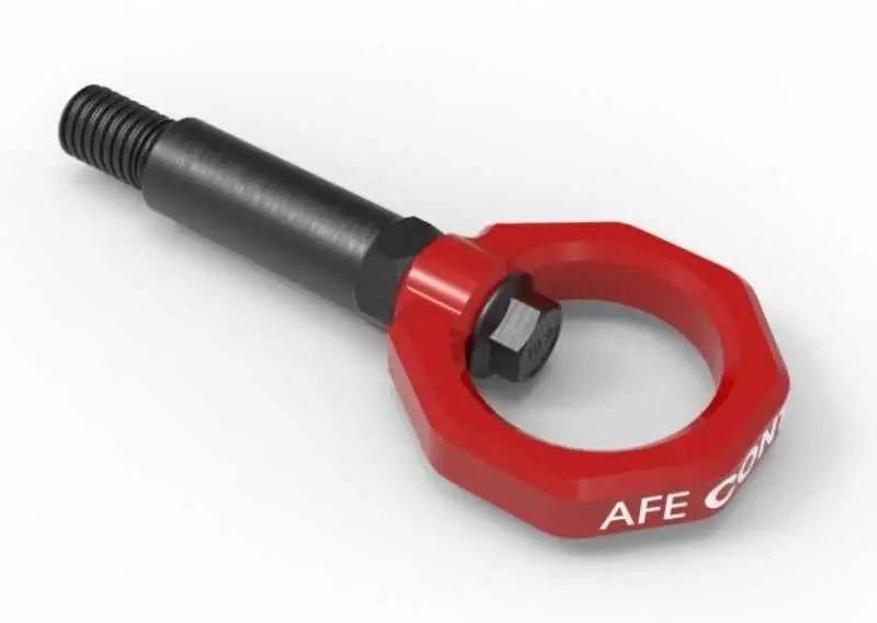 450-502001-R aFe Control Front Tow Hook Red BMW F-Chassis 2/3/4/M afe450-502001-r