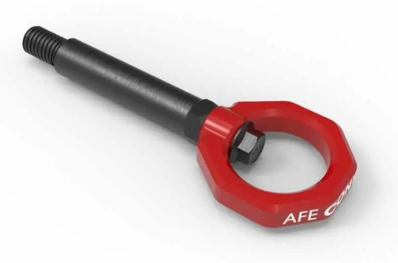 450-502002-R aFe Control Rear Tow Hook Red BMW F-Chassis 2/3/4/M afe450-502002-r