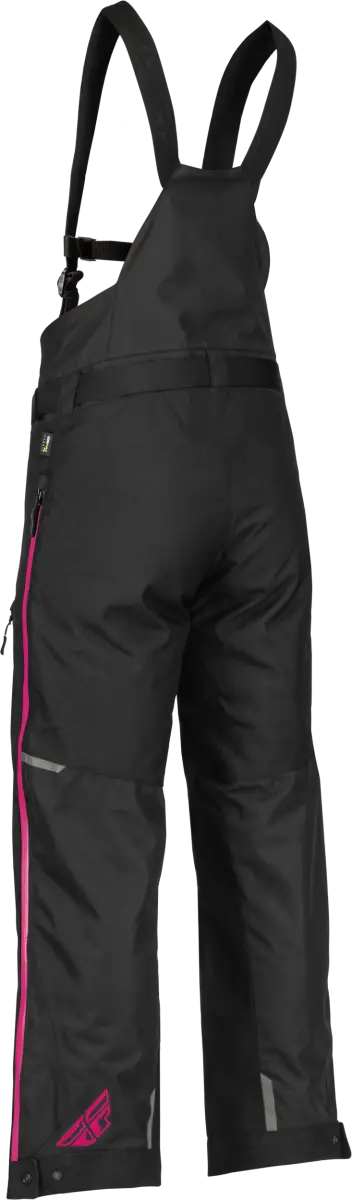 470-4507M Women's Carbon Bib Black/Pink Md wps-470-4507m