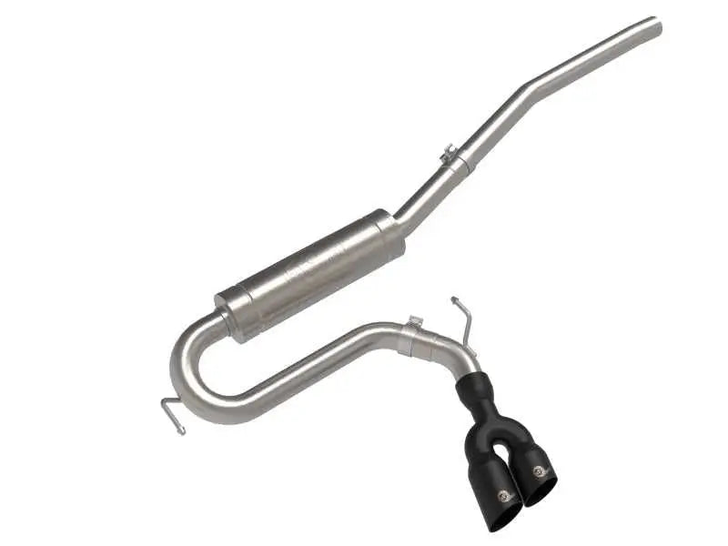 49-33144-B aFe Rebel Series 2.5in 409 SS Cat-Back Exhaust w/ Black Tip 2022 Ford Maverick afe49-33144-b