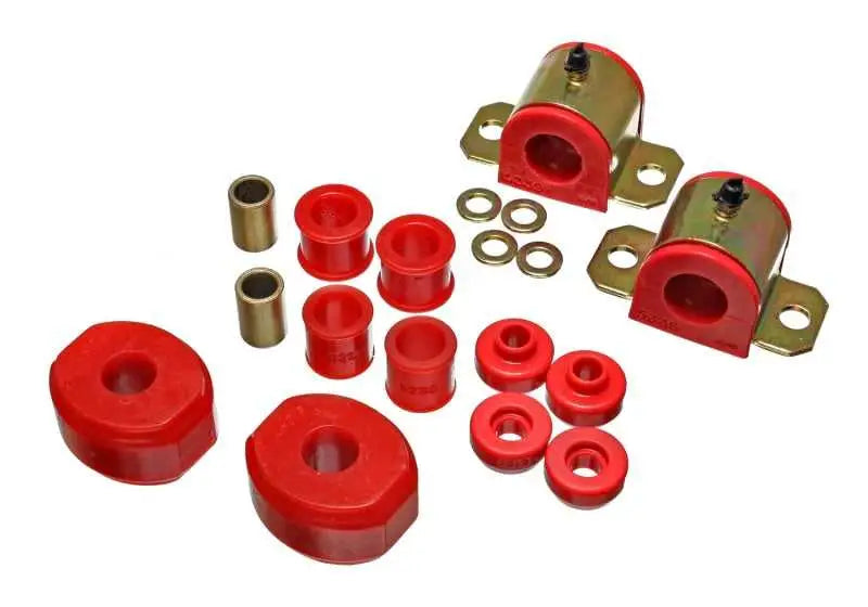 5.5140R Energy Suspension 72-93 Dodge D100/200/300/Ramcharger 2WD Red 15/16in Front Sway Bar Bushings eng5-5140r