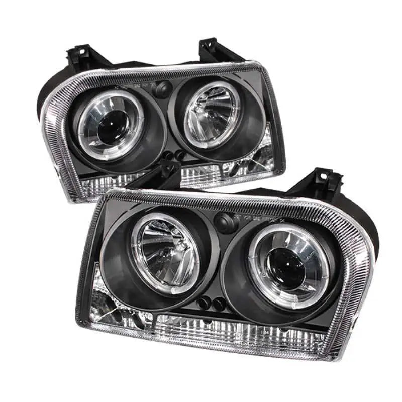 5009180 Spyder Chrysler 300 05-08 Projector Headlights LED Halo LED Blk (Not Included) PRO-YD-C305-HL-BK spy5009180