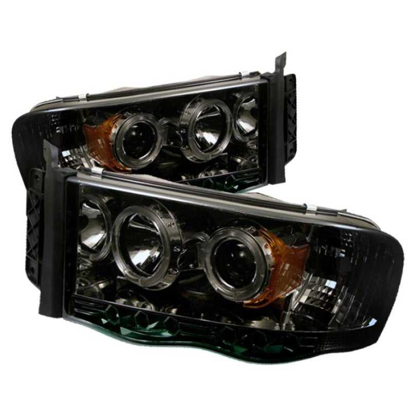 5009999 Spyder Dodge Ram 1500 02-05/Ram 2500 03-05 Projector Headlights LED Halo LED Smke PRO-YD-DR02-HL-SMC spy5009999