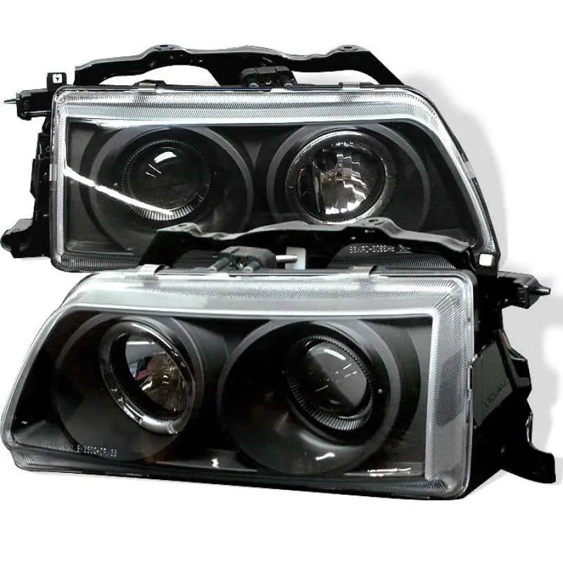 5010827 Spyder Honda Civic 90-91/CRX 90-91 Projector Headlights LED Halo Blk PRO-YD-HC90-HL-BK spy5010827