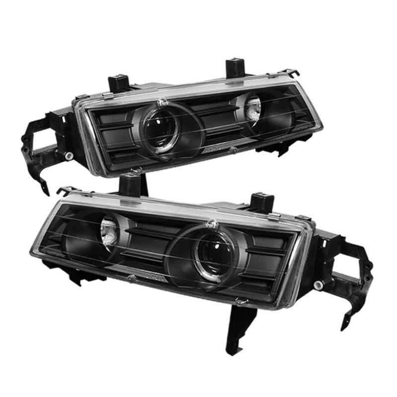 5010995 Spyder Honda Prelude 92-96 Projector Headlights LED Halo Black High H1 Low H1 PRO-YD-HP92-BK spy5010995