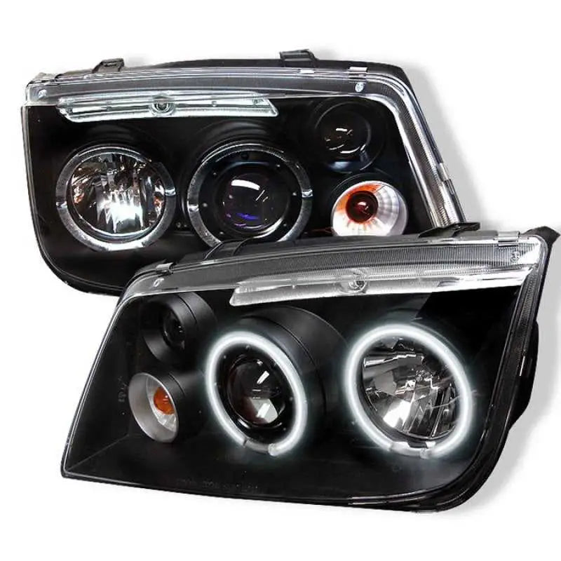 5012210 Spyder Volkswagen Jetta 99-05 Projector Headlights CCFL Halo Blk PRO-YD-VJ99-CCFL-BK spy5012210