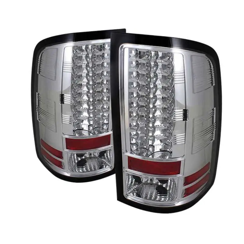 5014931 Spyder GMC Sierra 07-13 (Not fit 3500 Dually 4 Rear Wheels)LED Tail Lights Chrome ALT-YD-GS07-LED-C spy5014931