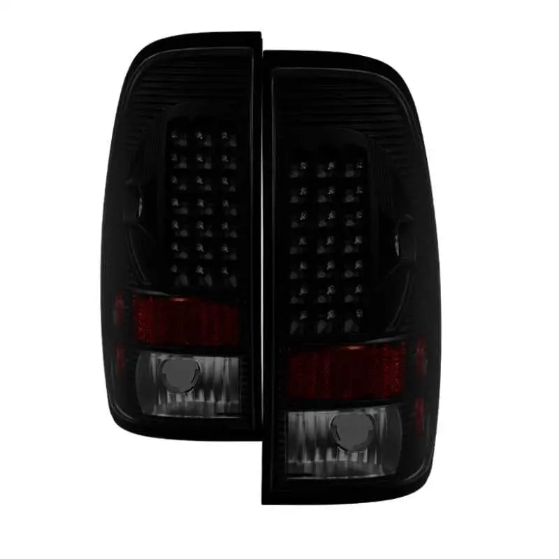5081179 Xtune Ford F250/350/450/550 Super Duty 99-07 LED Tail Lights Black Smoke ALT-ON-FF15097-LED-BSM spy5081179
