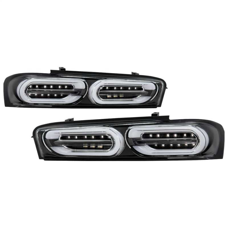 5087218 Spyder Chevy Camaro 16-18 Halogen LED Tail Lights Black ALT-YD-CCAM16HAL-SEQ-BK spy5087218