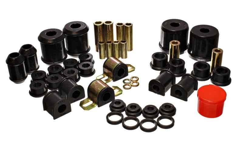 Energy Suspension 00-1/01 Mitsubishi Eclipse FWD Black Hyper-flex Master Bushing Set 5.18110G
