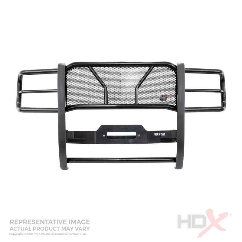 Westin 2015-2018 Chevrolet Silverado 25/3500 HDX Winch Mount Grille Guard - Black 57-93785