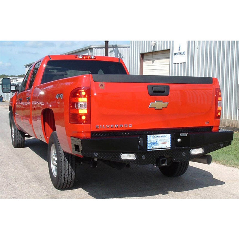 Ranch Hand Sport Series Rear Bumper Fits Select 07-10 Chevrolet/GMC Silverado/Sierra 2500 HD/3500 HD Model SBC081BLSL