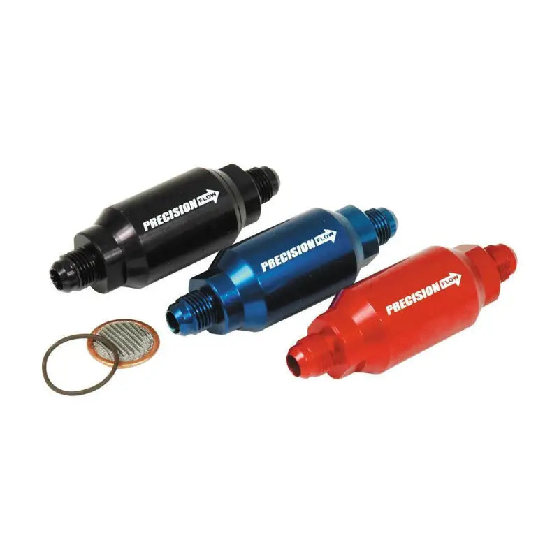 5779080BK Speedfx Blk In-Line Fuel Filter -8An X 4' s735779080bk