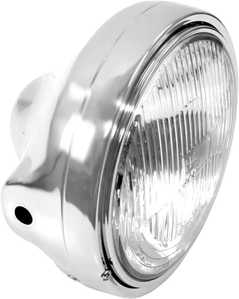 66-65040 Headlight Kaw Style 7" Chrome wps-56-65040