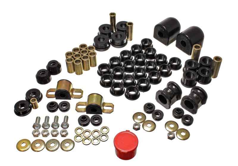 Energy Suspension 91-94 Nissan Sentra/NX1600/2000 Black Hyper-Flex Master Bushing Set 7.18104G