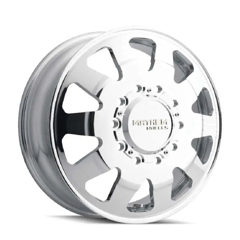 8181-22820P Mayhem 8181 Challenger Dually 22x8.25 / 10x225 BP / 169mm Offset / 170.1mm Hub Polished Wheel may8181-22820p
