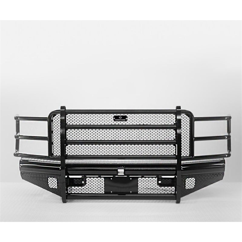 Ranch Hand Legend Series Front Bumper W/ Grille Guard Fits Select 08-10 Ford Super Duty F-250/F-350/F-450/F-550 Model FBF081BLR