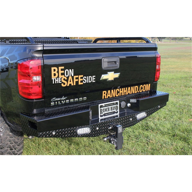 Ranch Hand Sport Series Rear Bumper Fits Select 14-19 Chevrolet/GMC Silverado/Sierra 1500 Model SBC14HBLSL