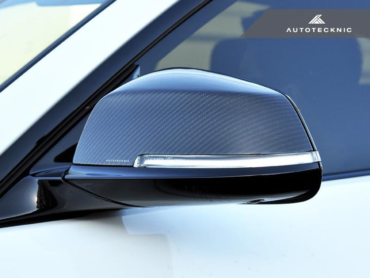 AutoTecknic Aero Replacement Dry Carbon Mirror Covers For BMW F36 435i