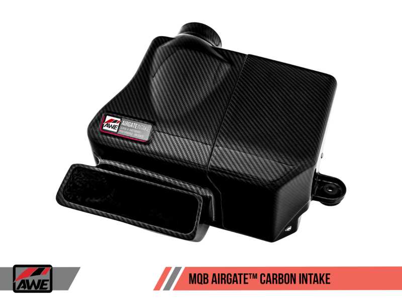 AWE Tuning Audi/VW MQB (1.8T / 2.0T) Carbon Fiber AirGate Intake w/ Lid 2660-15240