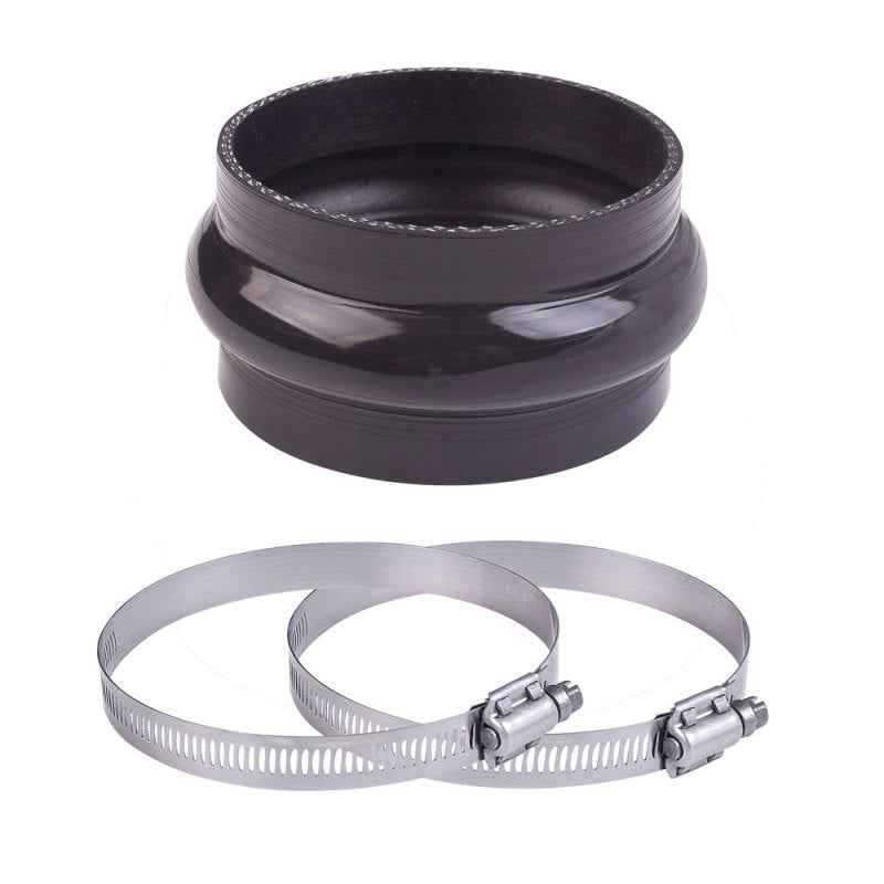 Airaid U-Build-It - 4in x 4in Hump Hose w/ Clamps - Silicone 140-400