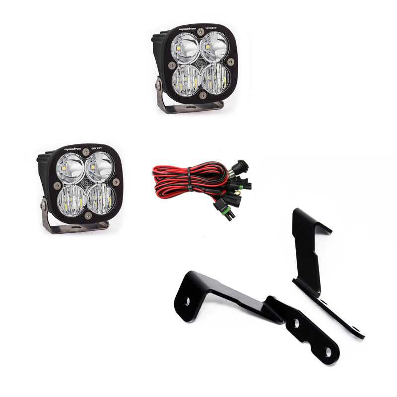 Baja Designs 2007-2013 GM Silverado/Sierra Squadron Sport Lights A-Pillar Kit 447575