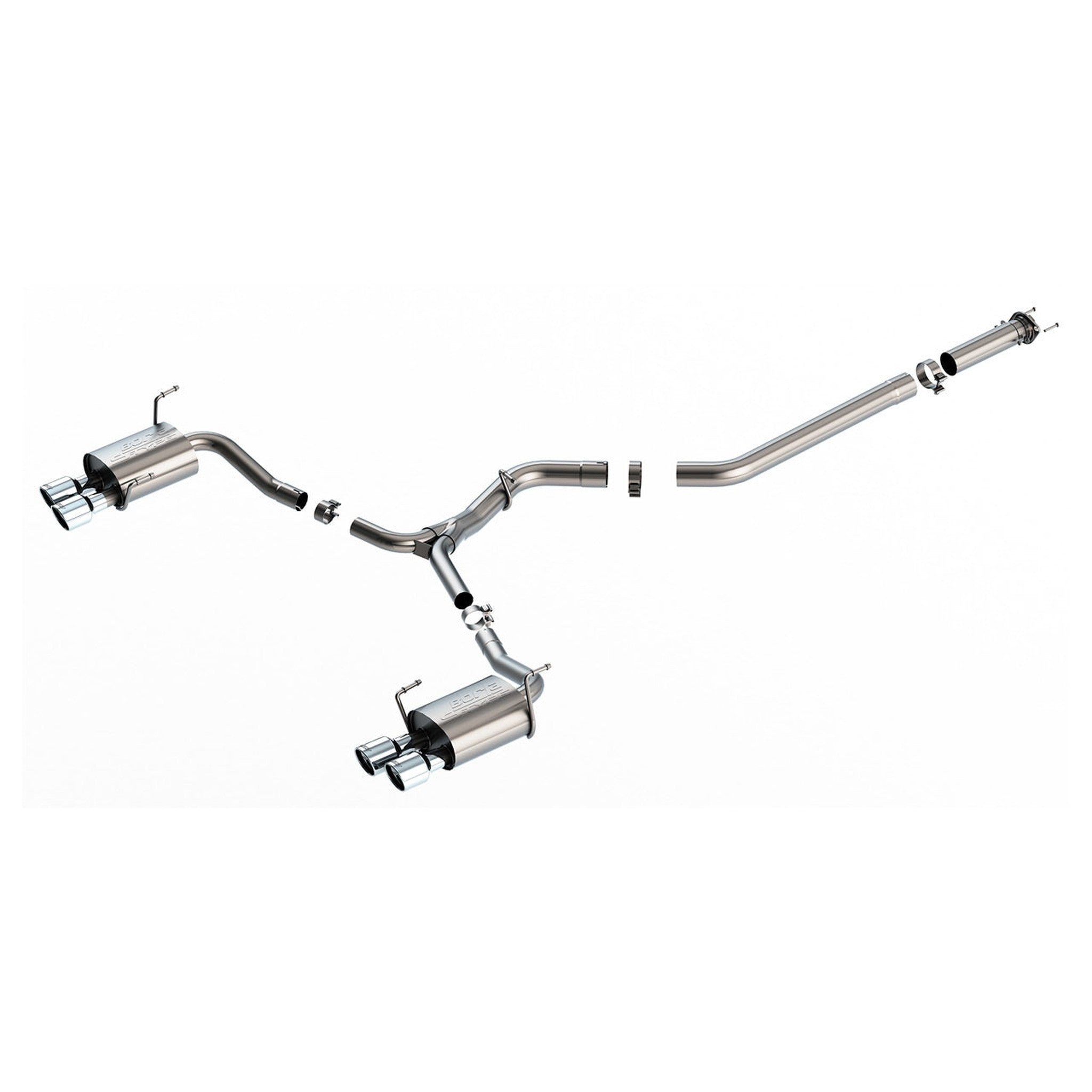 Borla S-Type Cat Back Exhaust Polished Tips Subaru WRX 22-25 | 140907