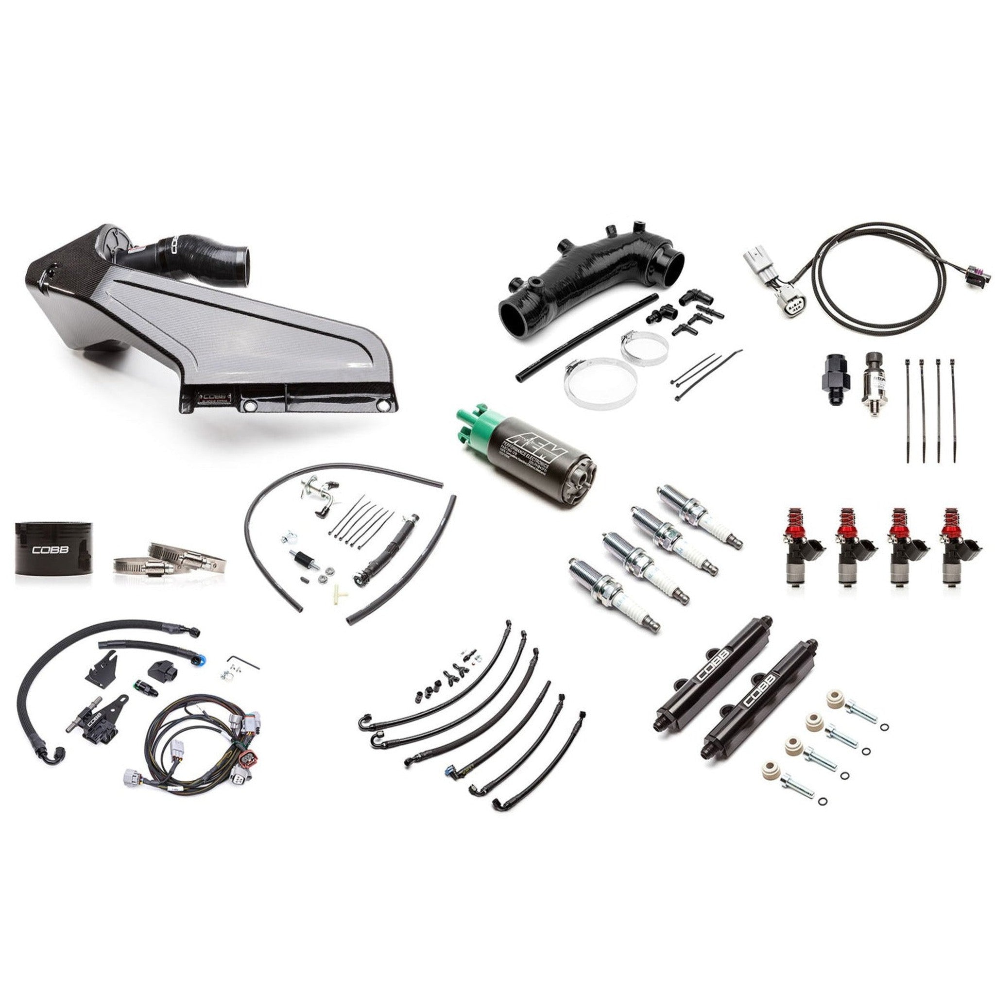 Cobb Stage 1 to NexGen Stage 2 Flex Fuel Power Package Redline Subaru STI 15-21 | SUB004NG2S2FF-RED-S1-UP