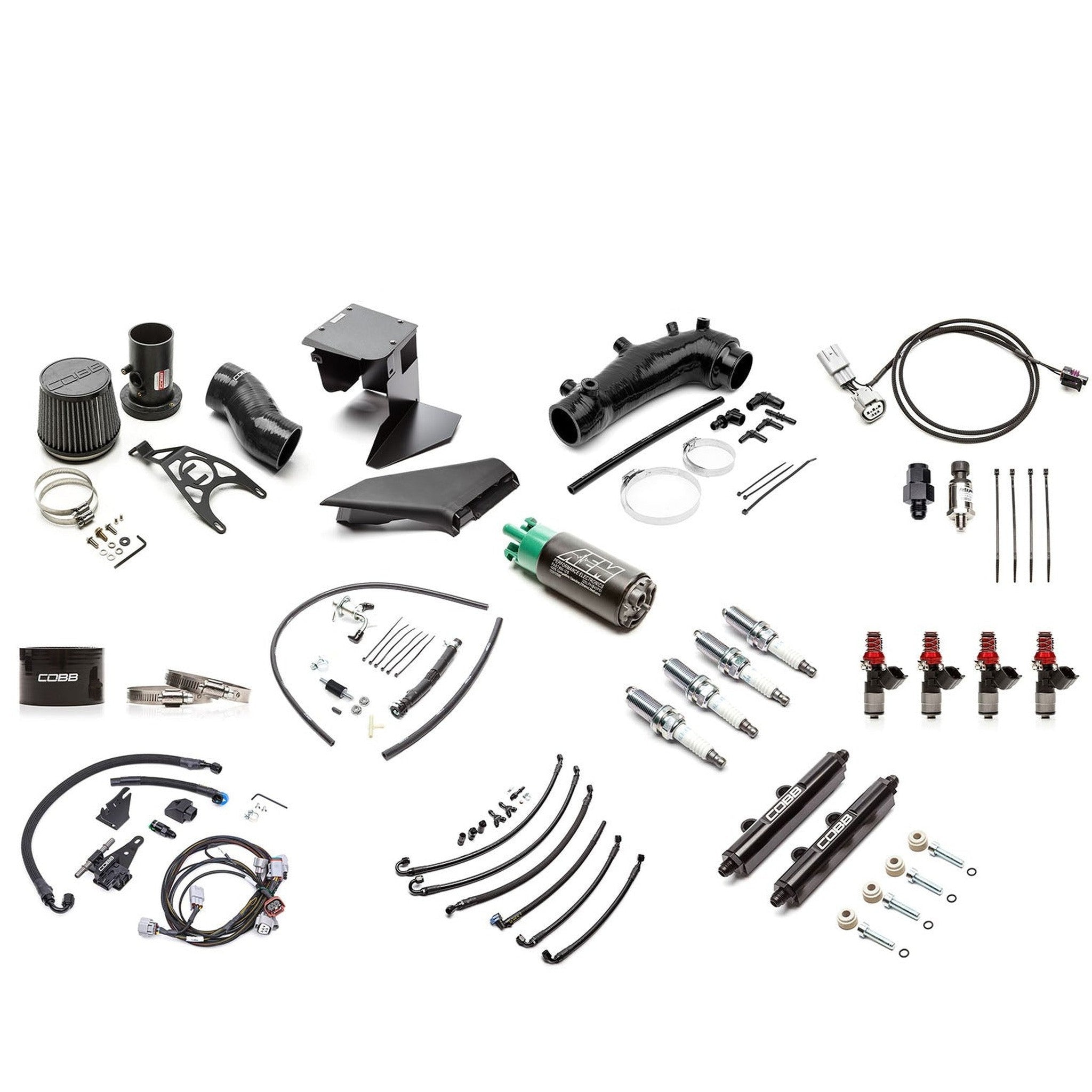 Cobb Stage 1 to NexGen Stage 2 Flex Fuel Power Package Subaru STI 19-21 - Black SF Hose | SUB004NG2S2FF-S1-UP-BK