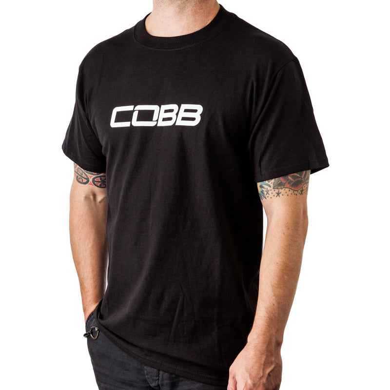 Cobb Tuning Logo Mens Tee - Size Medium CO-BLACKCOBB-M